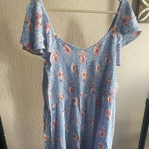 Floral off the shoulder dress